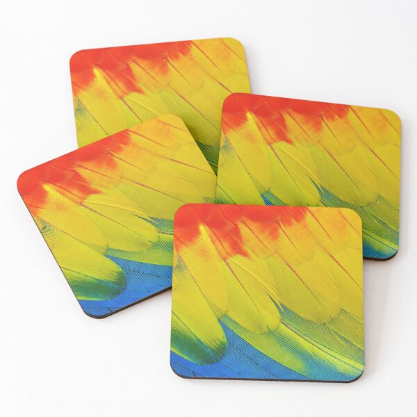 Item preview, Colorful Red, Blue and Yellow Feathers. designed and sold by Kanchan1987.
