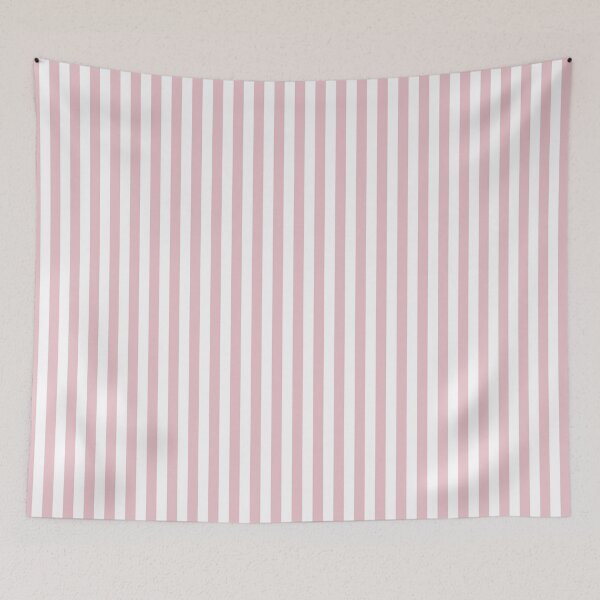 Item preview, Pink and White Vertical Stripes designed and sold by wordznart.