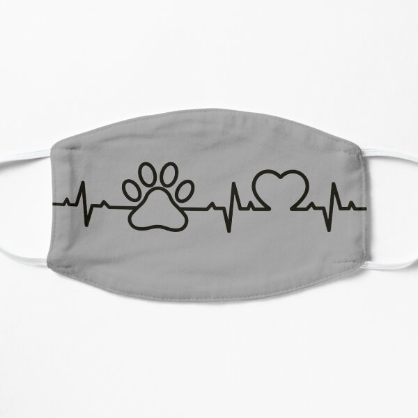 dog lover nurse Flat Mask