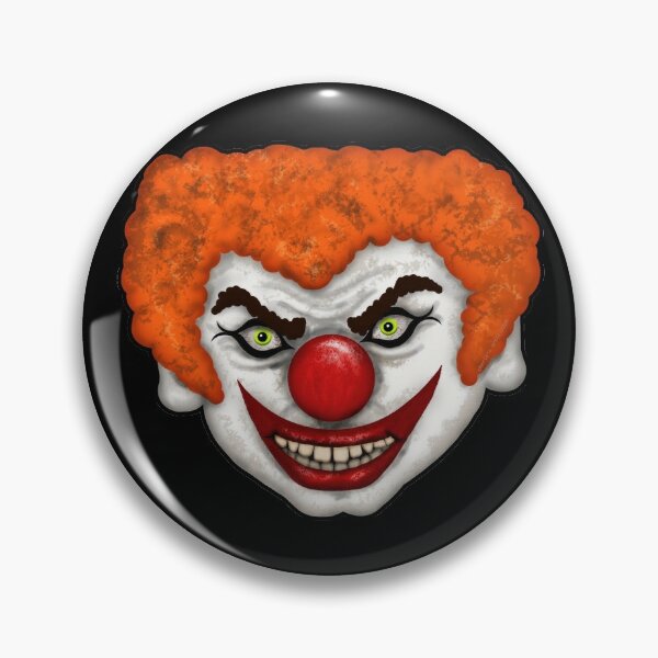 Clowny Pins And Buttons Redbubble - giggles the clown roblox
