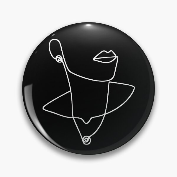 Item preview, Abstract Feminine - One Line Drawing - Portrait Graphic Black designed and sold by RLYGR8.