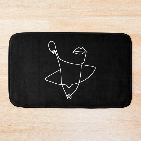 Item preview, Abstract Feminine - One Line Drawing - Portrait Graphic Black designed and sold by RLYGR8.