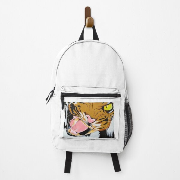 Item preview, Growling tiger painting designed and sold by BexcatArts.