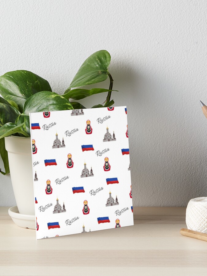 Flag of Russia (since 1991) Acrylic Block for Sale by Smaragdas