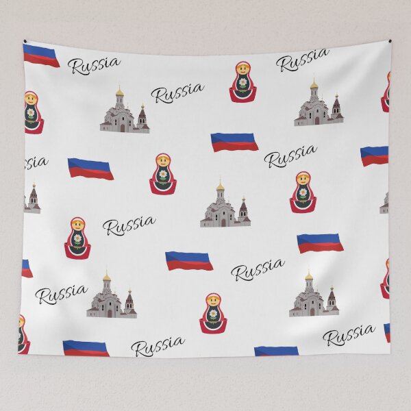 Item preview, Russia, Россия, Rossiya, Moscow, Russian Flag designed and sold by Traveledesigns.