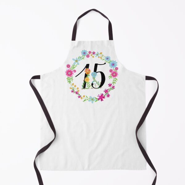 Item preview, Floral Number 15 Fifteen designed and sold by BleuSky.