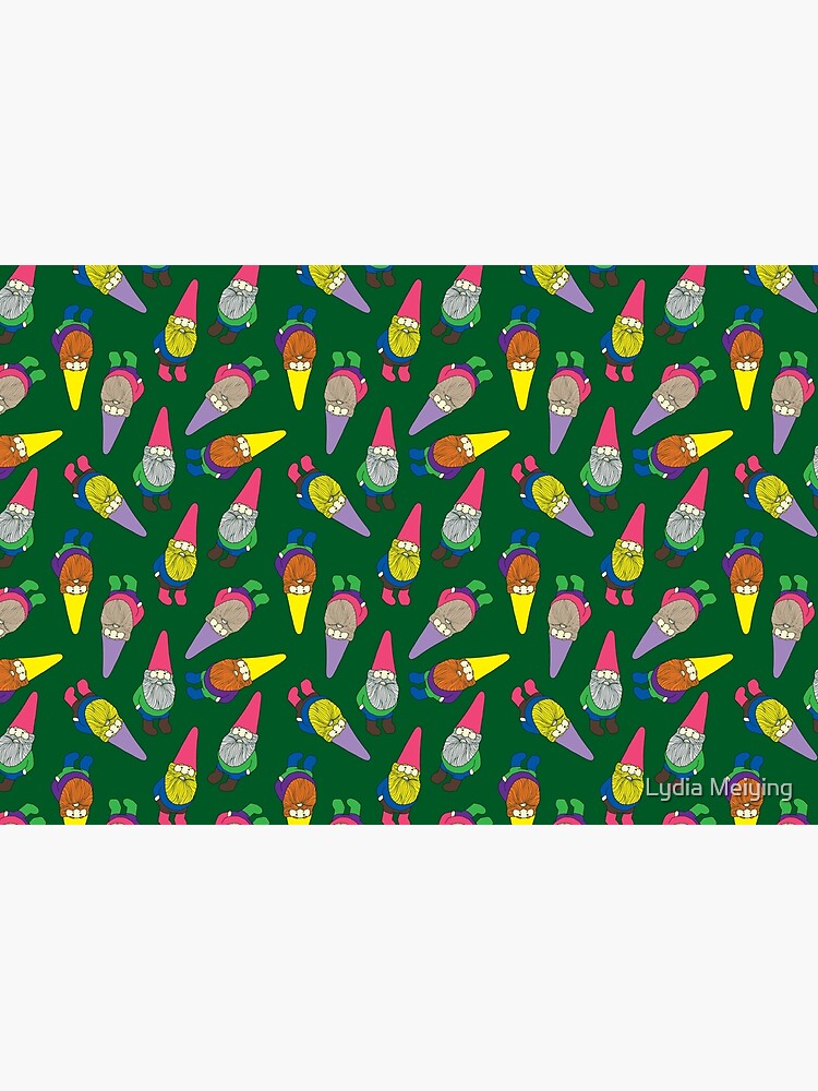 Thumbnail 3 of 3, Jigsaw Puzzle, Gnomes (green) designed and sold by Lydia Meiying.