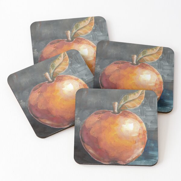 Item preview, Red apple with leaf designed and sold by KerenzaL.