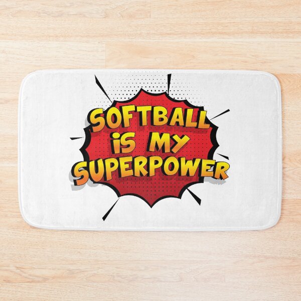 Item preview, Softball is my Superpower Funny Design Softball Gift designed and sold by Custom365.