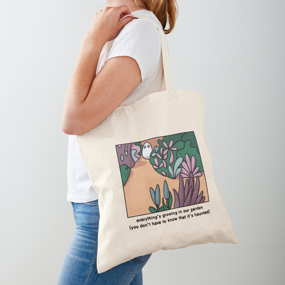 Everything’s growing in our garden Tote Bag