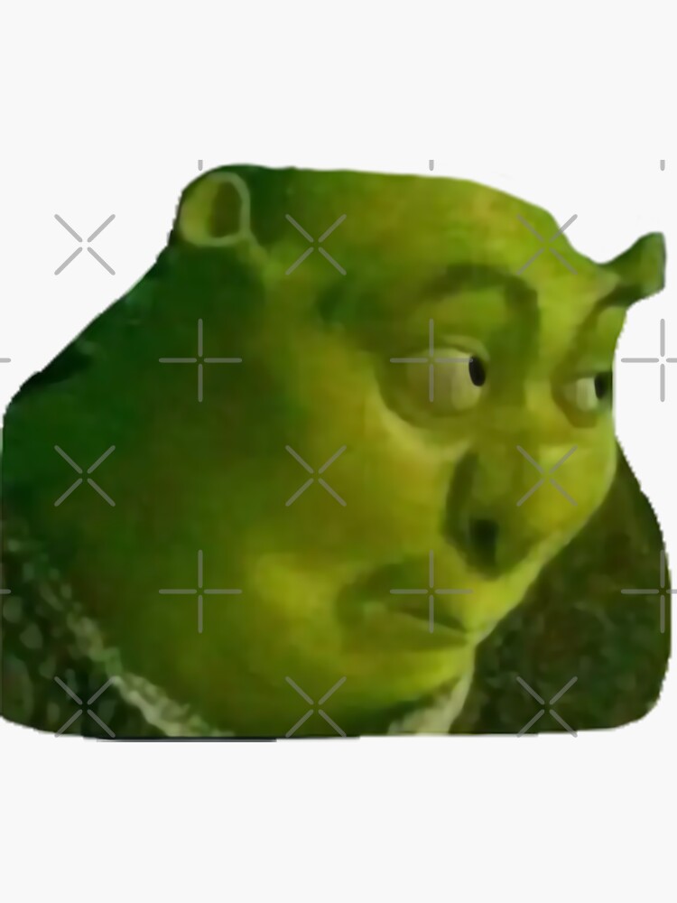 Kiss-Cut Stickers Shrek meme