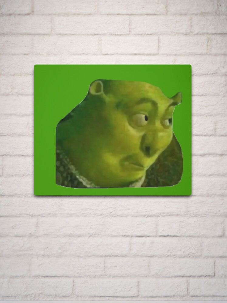 Shrek face meme Art Board Print for Sale by calamity02