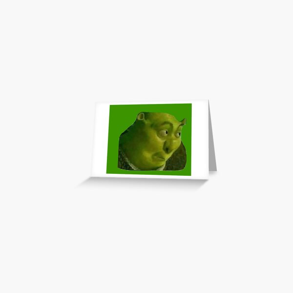 Shrek face meme Sticker for Sale by calamity02