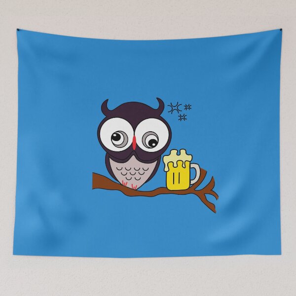 Item preview, Drunk Owl designed and sold by SaSyprints.