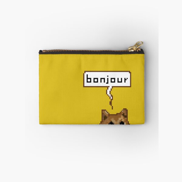 Artikelvorschau, Bonjour Shiba Inu Hund in Pixel entworfen und verkauft von TeodoraM.