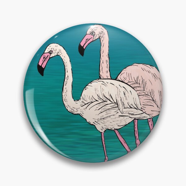 Item preview, Gentle Pink Flamingos And Petals designed and sold by LADYGOODMOOD.