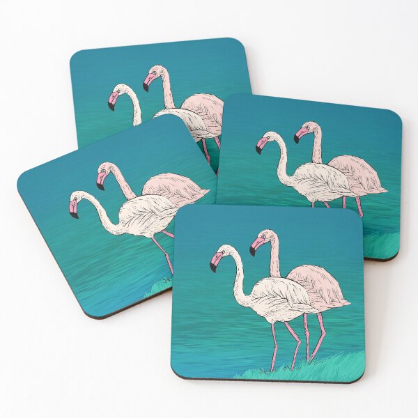 Item preview, Gentle Pink Flamingos And Petals designed and sold by LADYGOODMOOD.
