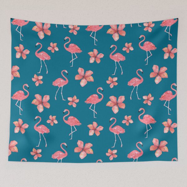 Item preview, Gentle Pink Flamingos And Petals designed and sold by LADYGOODMOOD.