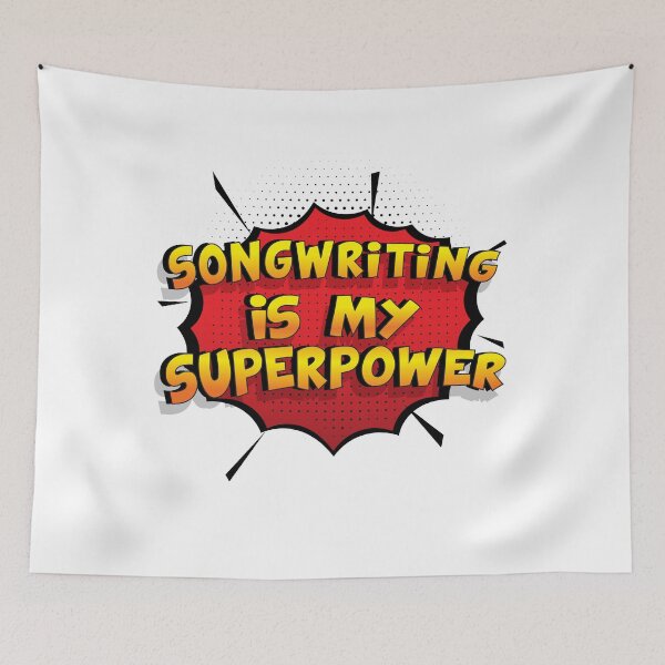 Item preview, Songwriting is my Superpower Funny Design Songwriting Gift designed and sold by Custom365.