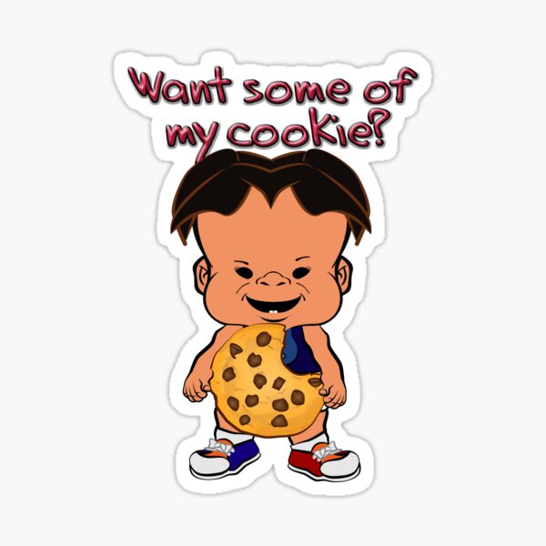 PBTEEZ RB0455 Want some of my cookie? boy 8 Sticker