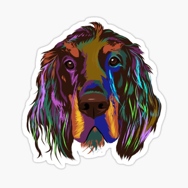 I LOVE MY GORDON SETTERDogs Doggy PuppyCar Automobile Dog Bone Magnet
