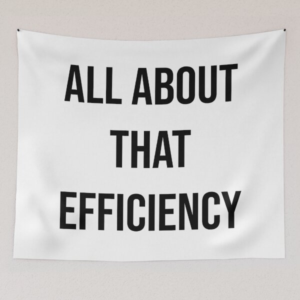 Item preview, All About That Efficiency designed and sold by MSA-42.