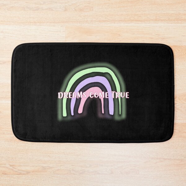 Item preview, Dreams Come True Rainbow Quote designed and sold by designsbyad.