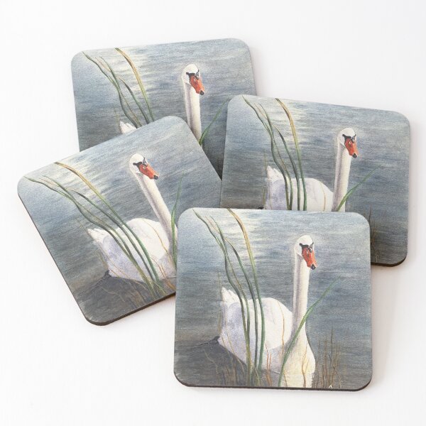 Item preview, Serenity in motion, the swan designed and sold by laurasanimalart.