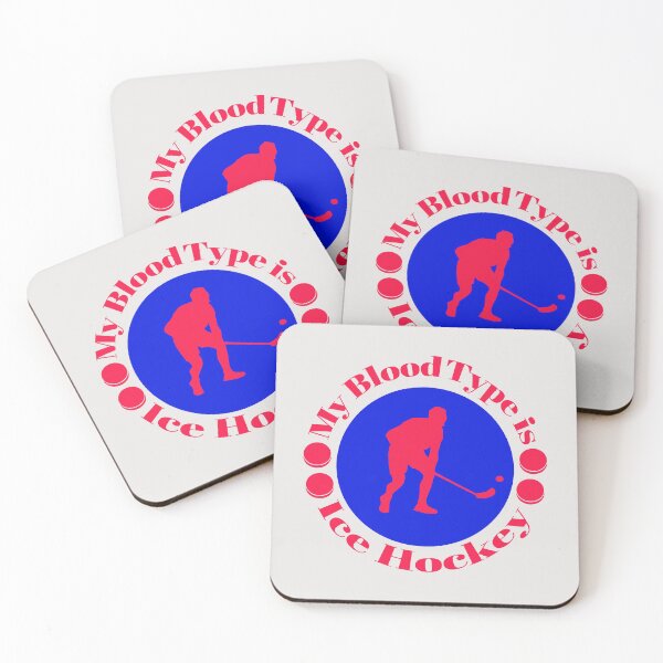 Item preview, My Blood type is Ice Hockey designed and sold by Rashedpathan.