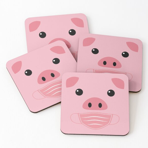Item preview, HALLOWEEN PIG FACE COSTUME WEARING FACE MASK designed and sold by TheFirstOne.