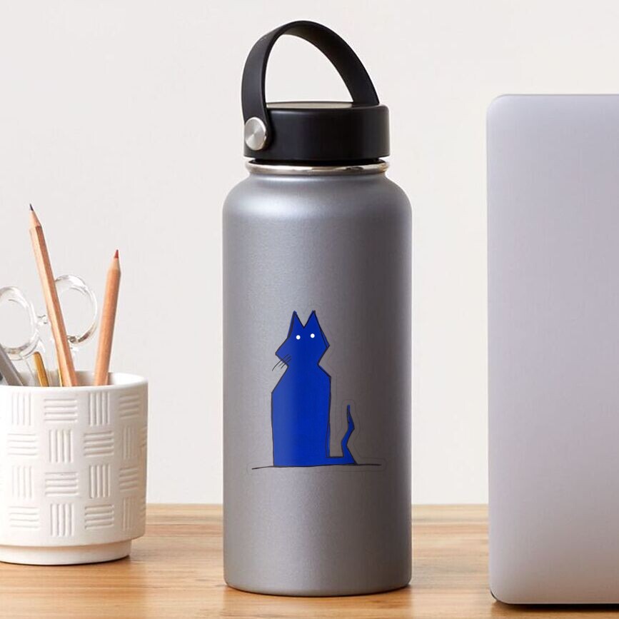 Sticker « Le chat bleu»