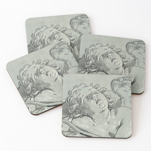 Item preview, A Sleeping Cupid - Renaissance Art - Bartolomeo Coriolano designed and sold by Geekcore666.