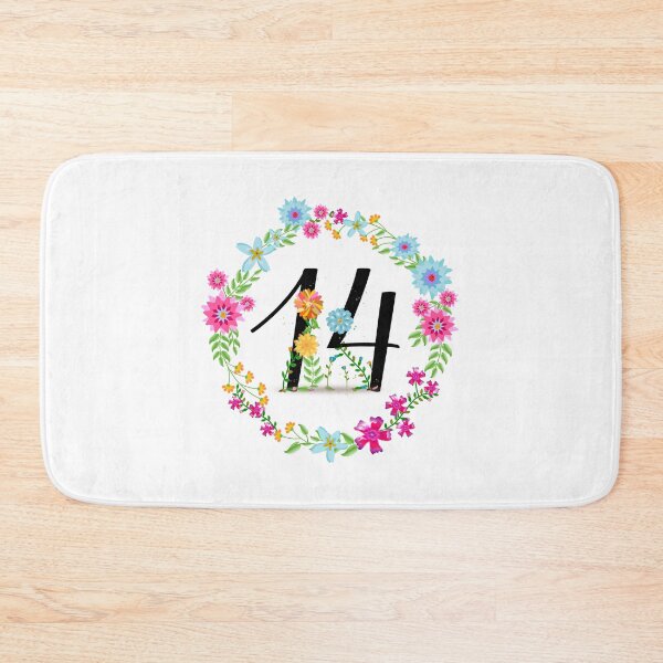 Item preview, Floral Number 14 Fourteen designed and sold by BleuSky.