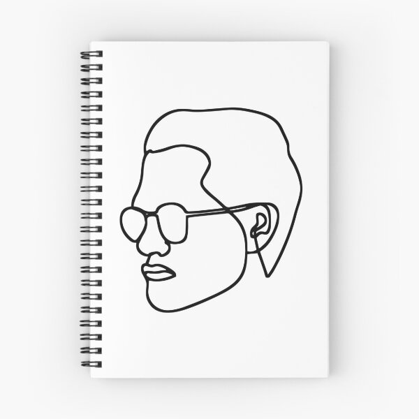 Item preview, Abstract Modern - Male Face Portrait - One Line Drawing designed and sold by RLYGR8.