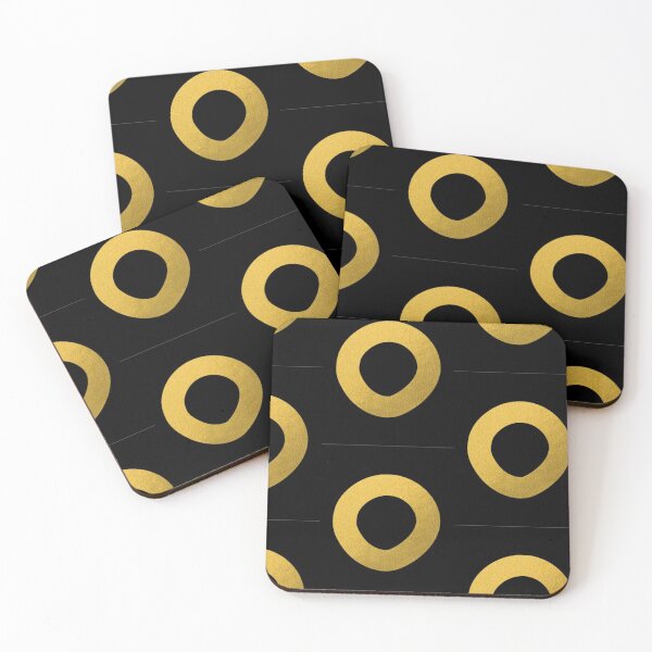 Item preview, Black and Gold Pattern - Golden Circles designed and sold by iamwowie.