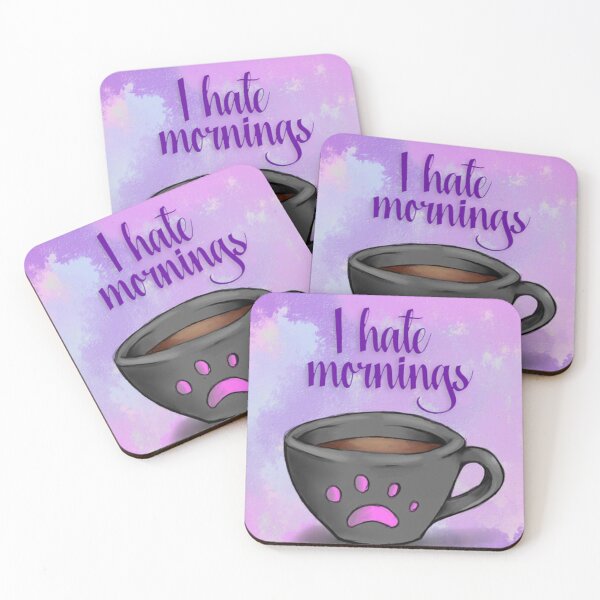 Item preview, Hate Mornings, Love Coffee designed and sold by djdesvn.