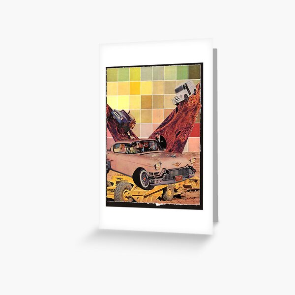 Road Blocks Greeting Cards Redbubble - east brick city r15 roblox