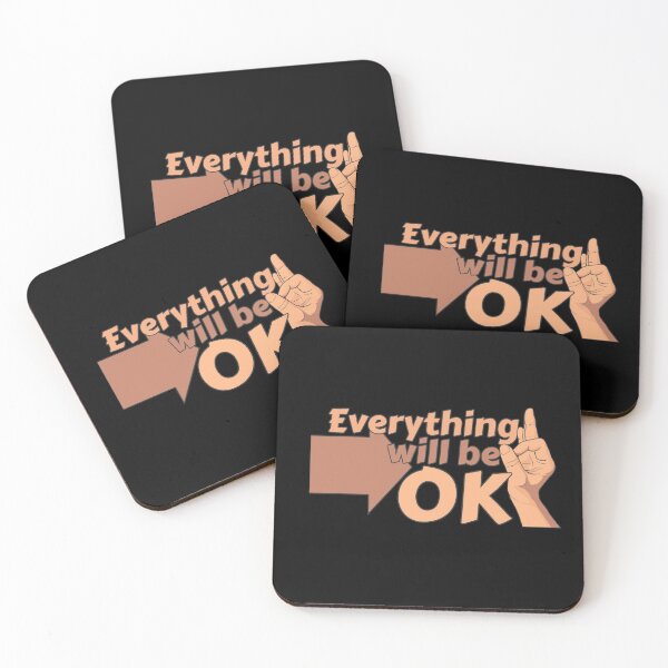 Item preview, Everything will be ok. Motivation, funny gift idea designed and sold by ThommyBLN.