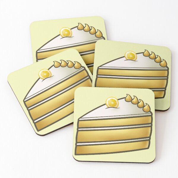 Item preview, A slice of lemon cake designed and sold by Katuend.