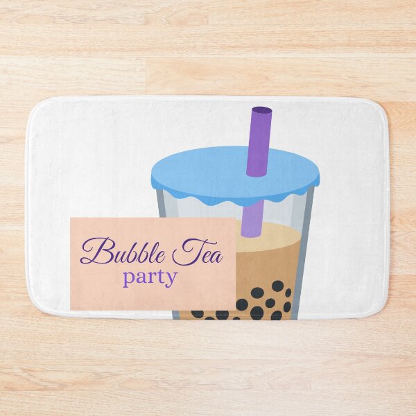Item preview, bubble tea party designed and sold by FedoraDesign.