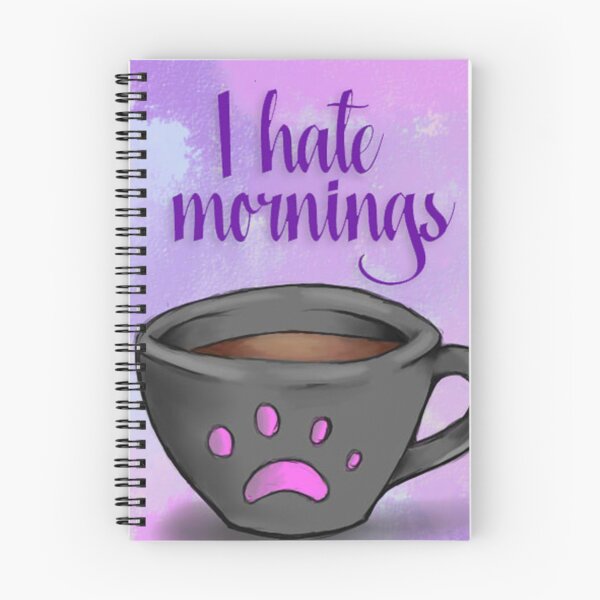 Item preview, Hate Mornings, Love Coffee designed and sold by djdesvn.