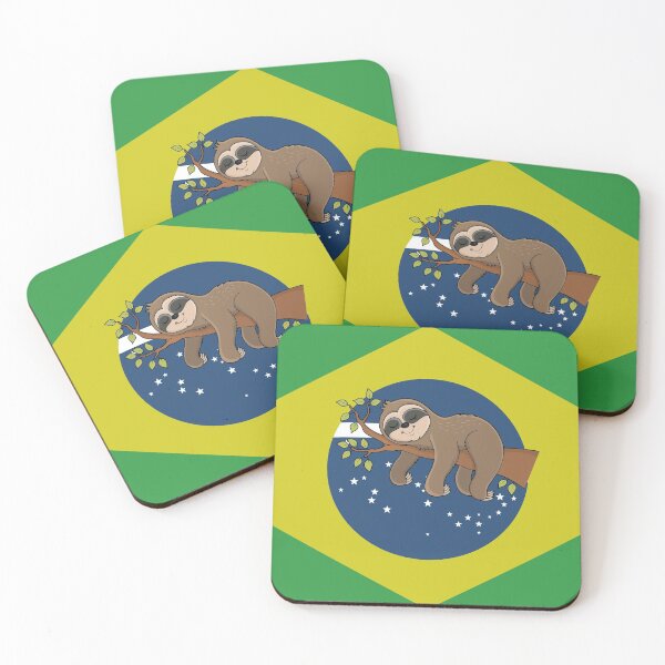 Item preview, Sloth Loves Brazil designed and sold by Mamalia.