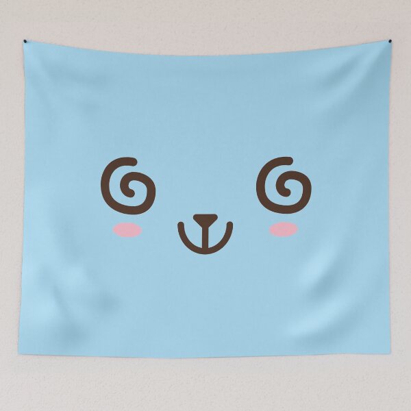 Item preview, #3 Kawaii blue face designed and sold by WelcomeToJapan.