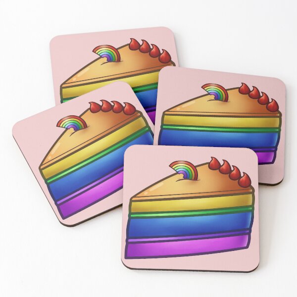 Item preview, A slice of rainbow cake designed and sold by Katuend.