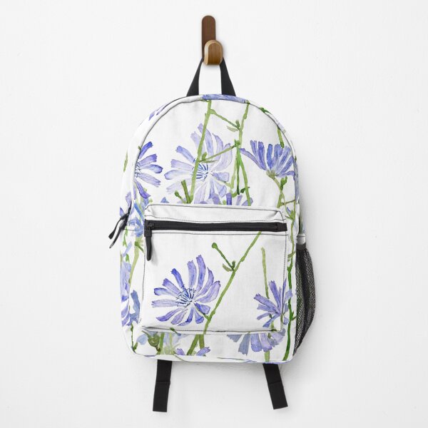 Item preview, hand painted purple chicory watercolor 2020 designed and sold by ColorandColor.