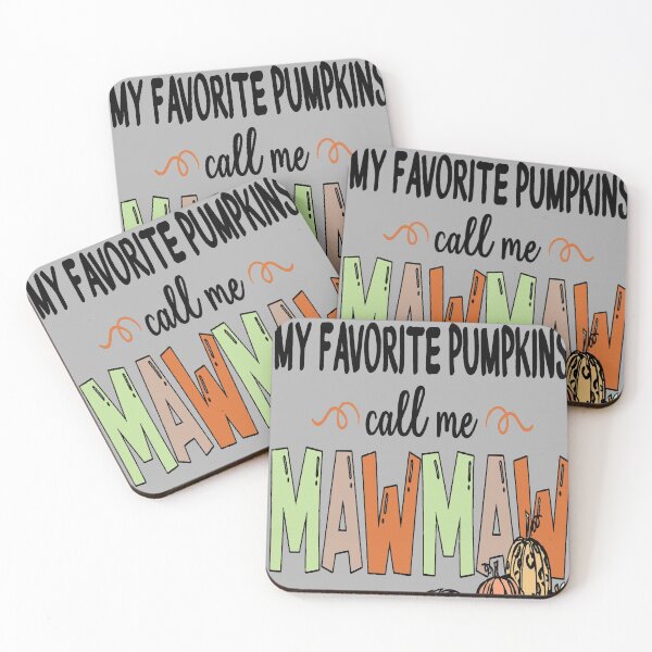 Item preview, My favorite pumpkins call me maw maw mask designed and sold by Gordag22222.