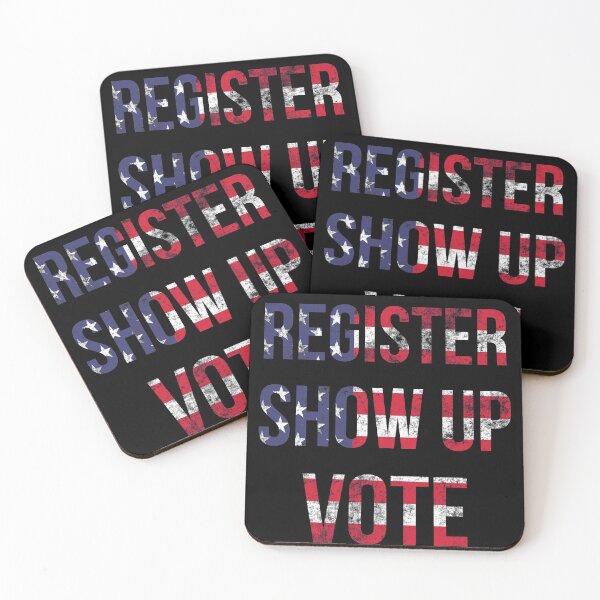 Item preview, Register show up and vote designed and sold by hibamar.
