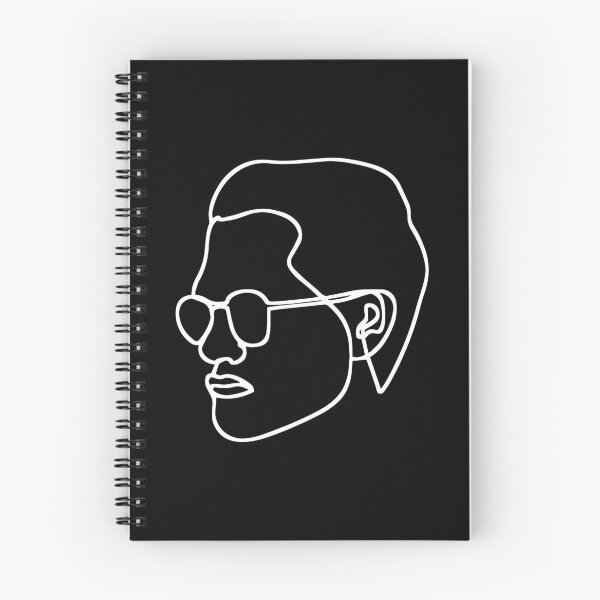 Item preview, Abstract Male - One Line Drawing - Portrait Graphic Black designed and sold by RLYGR8.
