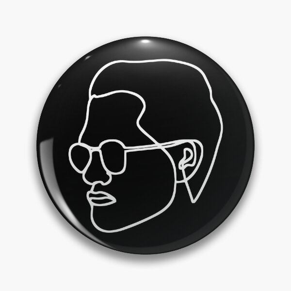 Item preview, Abstract Male - One Line Drawing - Portrait Graphic Black designed and sold by RLYGR8.