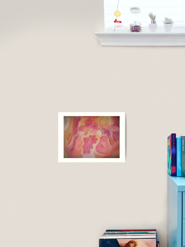 Thumbnail 1 of 3, Art Print, Warm Animals And Flowers designed and sold by TrickyBeamy28.
